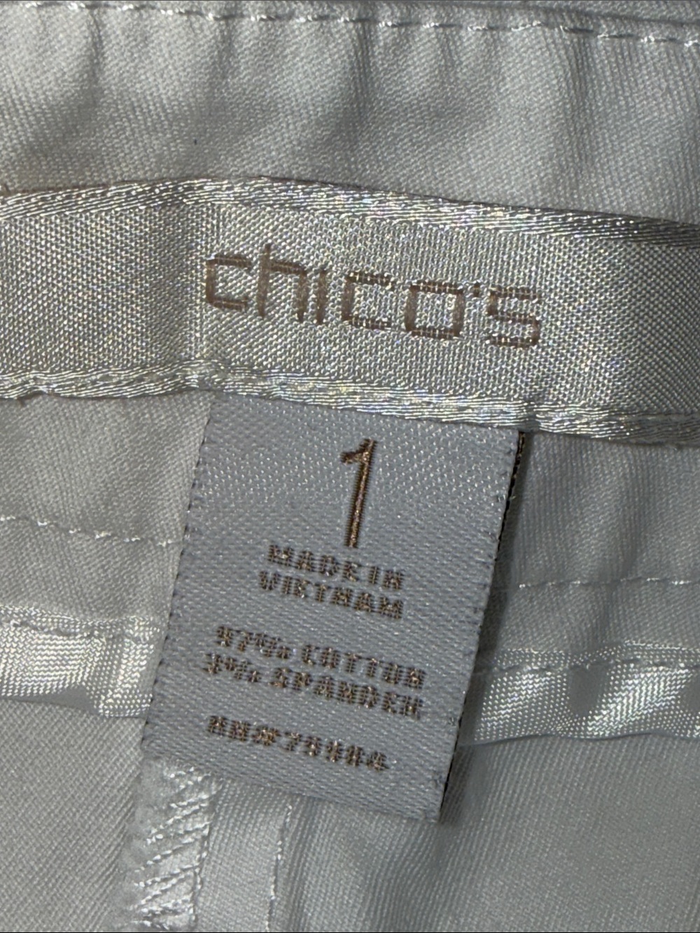 Chico's White Bermuda Shorts - Picture 4 of 6